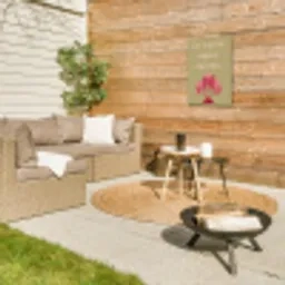 Groen - Zomer - Quote - Palmboom Tuinposter op houten frame 2 cm dik klein -sfeer2