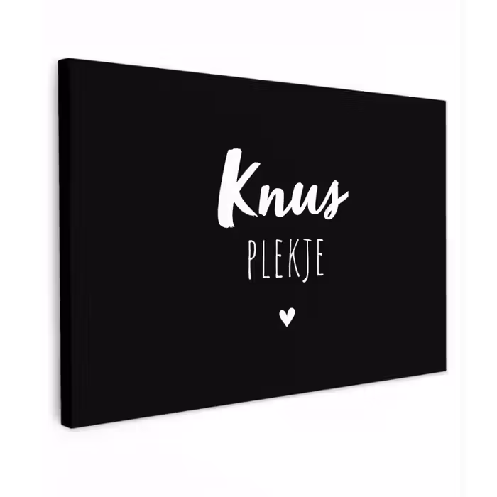 Thuis - Quotes - Knus plekje - Tekst Tuinposter op houten frame 2 cm dik klein -3d