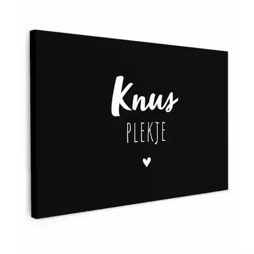 Thuis - Quotes - Knus plekje - Tekst Tuinposter op houten frame 2 cm dik klein -3d