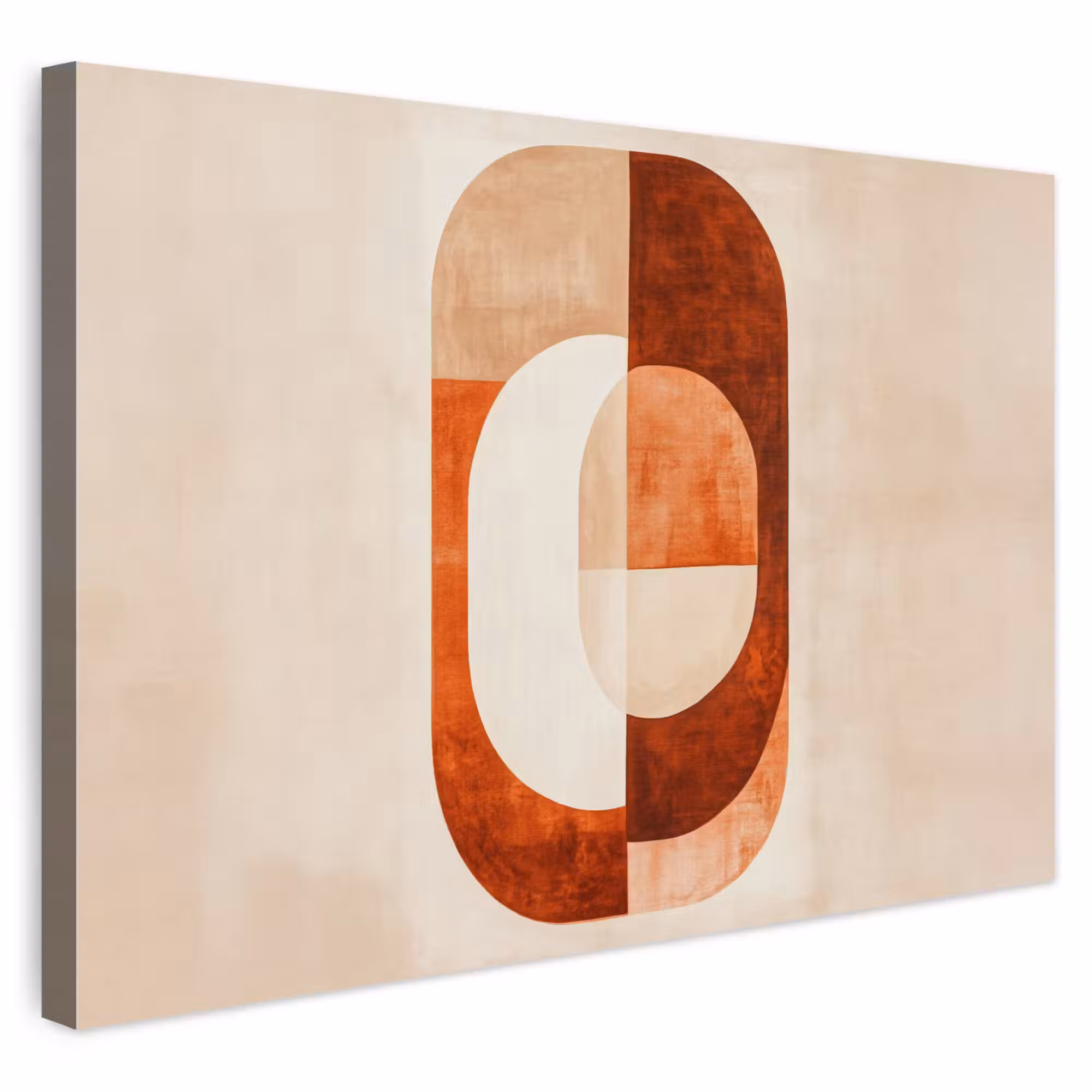 Outdoor Canvas Print - Illustration - Abstract - Shapes - Red