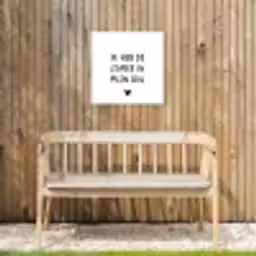 Ik heb de zomer in mijn bol - André Hazes - Spreuken - Quotes Tuinposter op houten frame 2 cm dik klein -sfeer4