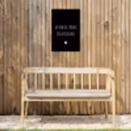 Ik heb de zomer in mijn bol - Quotes - Spreuken - André Hazes Tuinposter op houten frame 2 cm dik klein -sfeer4