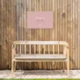 Mama's Tuin met Hart Tuinposter op houten frame 2 cm dik klein -sfeer4
