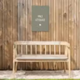 onsstekkie-groen Tuinposter op houten frame 2 cm dik klein -sfeer4