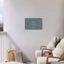 Ons tuintje Tuinposter op houten frame 2 cm dik klein -sfeer1