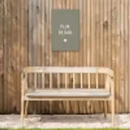 plukdedag-groen Tuinposter op houten frame 2 cm dik klein -sfeer4