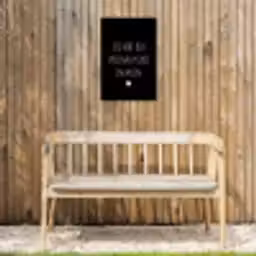 Spreuken - Een speciaal plekje in mijn hart - Quotes Tuinposter op houten frame 2 cm dik klein -sfeer4