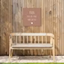 Spreuken - Papa ik lijk steeds meer op jou - Quotes - Papa - Stef Bos Tuinposter op houten frame 2 cm dik klein -sfeer4