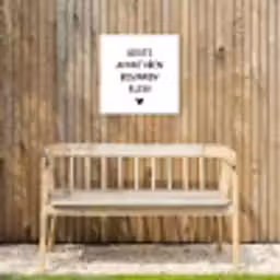 Spreuken - Grote avonturen beginnen klein - Quotes Tuinposter op houten frame 2 cm dik klein -sfeer4