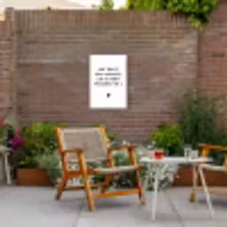 Spreuken - Wat ben je mooi vandaag - Quotes Tuinposter op houten frame 2 cm dik klein -sfeer3