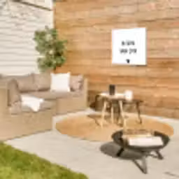 Spreuken - Ik hou van jou - Quotes Tuinposter op houten frame 2 cm dik klein -sfeer2