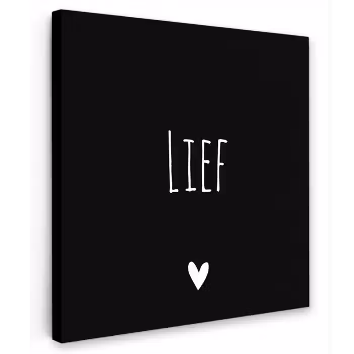 Spreuken - Lief - Quotes Tuinposter op houten frame 2 cm dik klein -3d
