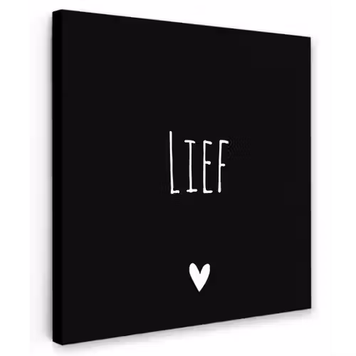 Spreuken - Lief - Quotes Tuinposter op houten frame 2 cm dik klein -3d