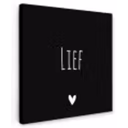 Spreuken - Lief - Quotes Tuinposter op houten frame 2 cm dik klein -3d