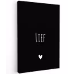Spreuken - Lief - Quotes Tuinposter op houten frame 2 cm dik klein -3d