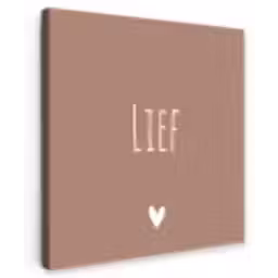 Spreuken - Lief - Quotes Tuinposter op houten frame 2 cm dik klein -3d
