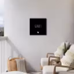 Spreuken - Quotes - Geniet Tuinposter op houten frame 2 cm dik klein -sfeer1