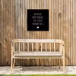 Spreuken - Quotes - Wat ben je mooi vandaag Tuinposter op houten frame 2 cm dik klein -sfeer4