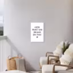 Spreuken - Quotes - Liefde maakt van een huis een thuis Tuinposter op houten frame 2 cm dik klein -sfeer1