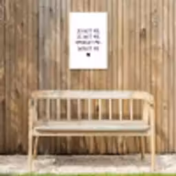 Spreuken - Quotes - Je kust je je sust me - Maaike Ouboter Tuinposter op houten frame 2 cm dik klein -sfeer4