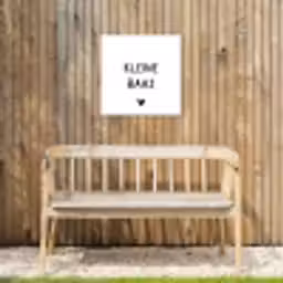 Spreuken - Kleine baas - Quotes Tuinposter op houten frame 2 cm dik klein -sfeer4