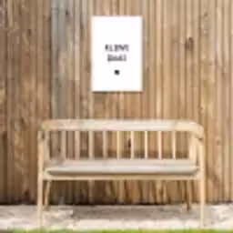 Spreuken - Kleine baas - Quotes Tuinposter op houten frame 2 cm dik klein -sfeer4