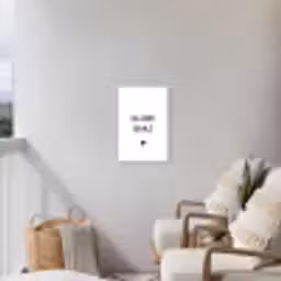 Spreuken - Kleine baas - Quotes Tuinposter op houten frame 2 cm dik klein -sfeer1