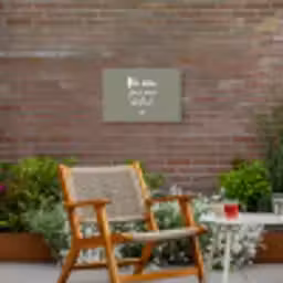 Spreuken - Zomer - Hé zon, ga je mee stralen? - Zon - Tekst Tuinposter op houten frame 2 cm dik klein -sfeer3