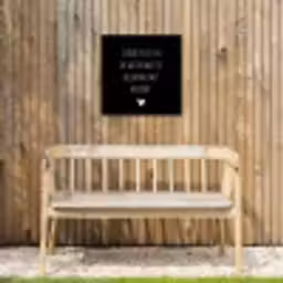 Spreuken - Wat je allemaal met me doet - Quotes Tuinposter op houten frame 2 cm dik klein -sfeer4