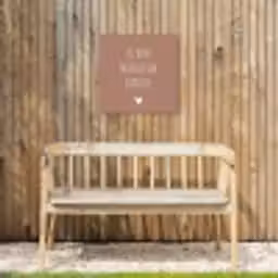 Spreuken - Jij bent mijn liever dan lief - Quotes Tuinposter op houten frame 2 cm dik klein -sfeer4