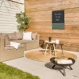 Quote - Groen - Grill - Zomer Tuinposter op houten frame 2 cm dik klein -sfeer2