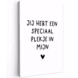 Quotes - Een speciaal plekje in mijn hart - Spreuken Tuinposter op houten frame 2 cm dik klein -3d