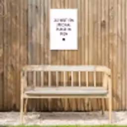 Quotes - Een speciaal plekje in mijn hart - Spreuken Tuinposter op houten frame 2 cm dik klein -sfeer4