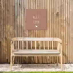 Quotes - Alles is liefde - Spreuken - Bløf Tuinposter op houten frame 2 cm dik klein -sfeer4