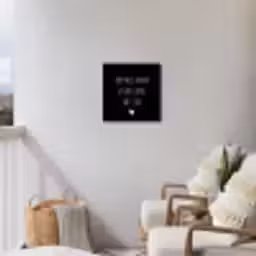 Quotes - Doe mij maar levenslang met jou - Spreuken Tuinposter op houten frame 2 cm dik klein -sfeer1