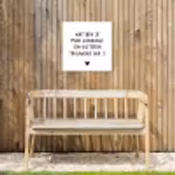 Quotes - Wat ben je mooi vandaag - Spreuken Tuinposter op houten frame 2 cm dik klein -sfeer4