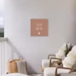 Quotes - Ik hou van jou - Spreuken Tuinposter op houten frame 2 cm dik klein -sfeer1