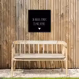 Quotes - Ik heb de zomer in mijn bol - André Hazes - Spreuken Tuinposter op houten frame 2 cm dik klein -sfeer4