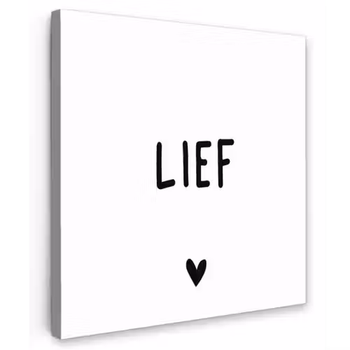Quotes - Lief - Spreuken Tuinposter op houten frame 2 cm dik klein -3d