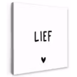 Quotes - Lief - Spreuken Tuinposter op houten frame 2 cm dik klein -3d