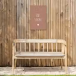 Quotes - Ons stekkie - Spreuken Tuinposter op houten frame 2 cm dik klein -sfeer4
