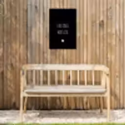Quotes - Spreuken - Hakuna matata Tuinposter op houten frame 2 cm dik klein -sfeer4