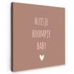 Quotes  - Spreuken - Huisje boompje beestje Tuinposter op houten frame 2 cm dik klein -3d