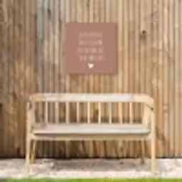Quotes - Spreuken - Ik heb het nog nooit gedaan dus Tuinposter op houten frame 2 cm dik klein -sfeer4