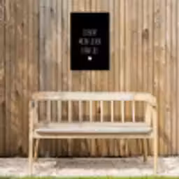 Quotes - Spreuken - Jij bent mij liever dan lief Tuinposter op houten frame 2 cm dik klein -sfeer4
