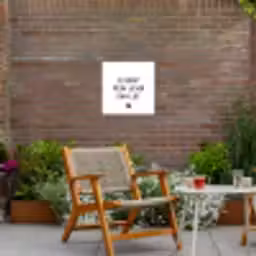 Quotes - Jij bent mijn liever dan lief - Spreuken Tuinposter op houten frame 2 cm dik klein -sfeer3