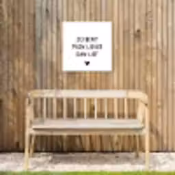 Quotes - Jij bent mijn liever dan lief - Spreuken Tuinposter op houten frame 2 cm dik klein -sfeer4