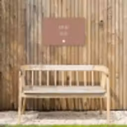 Pluk het geluk - Spreuken - Quotes Tuinposter op houten frame 2 cm dik klein -sfeer4