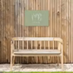 Pluk de Dag Tuinposter op houten frame 2 cm dik klein -sfeer4