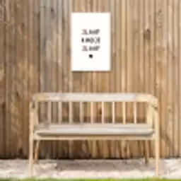 Slaap kindje slaap - Spreuken - Quotes Tuinposter op houten frame 2 cm dik klein -sfeer4